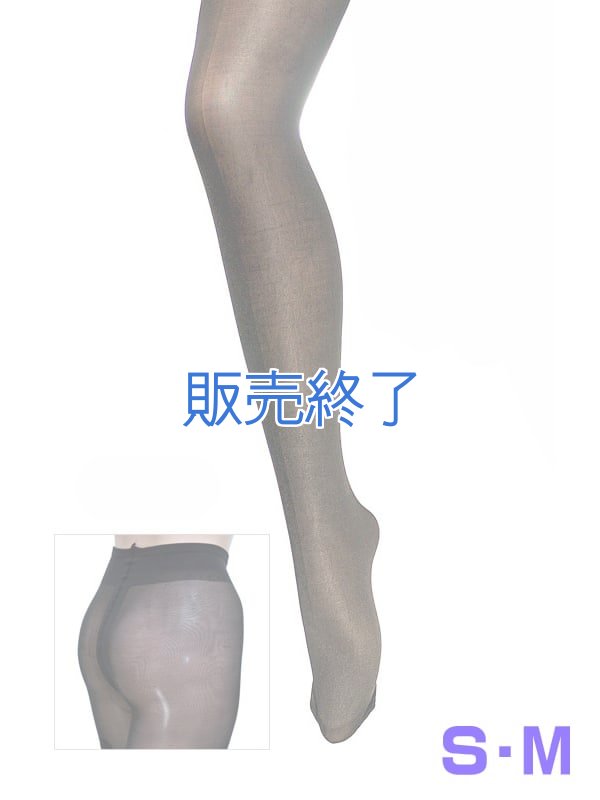 光沢グロス 40デニール パンティストッキング・黒
