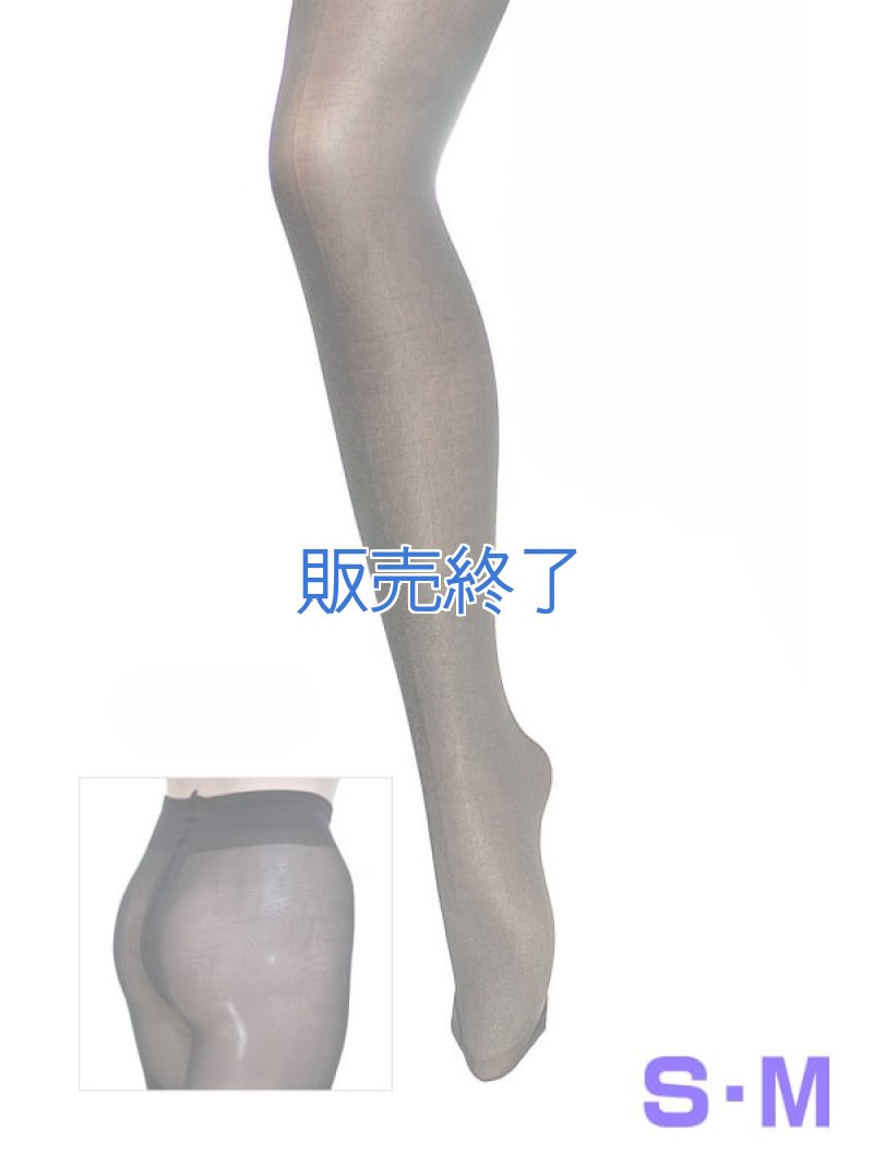 光沢グロス 40デニール パンティストッキング・黒