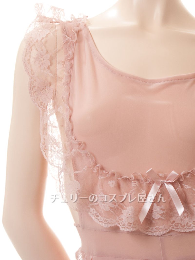 キッチンへGO!エプロンタイプのシースルーベビードール・ライトブラウン8