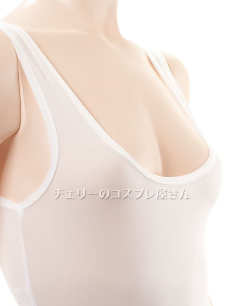 あいちゃう!オープンクロッチ ハイレグ レオタード・白10