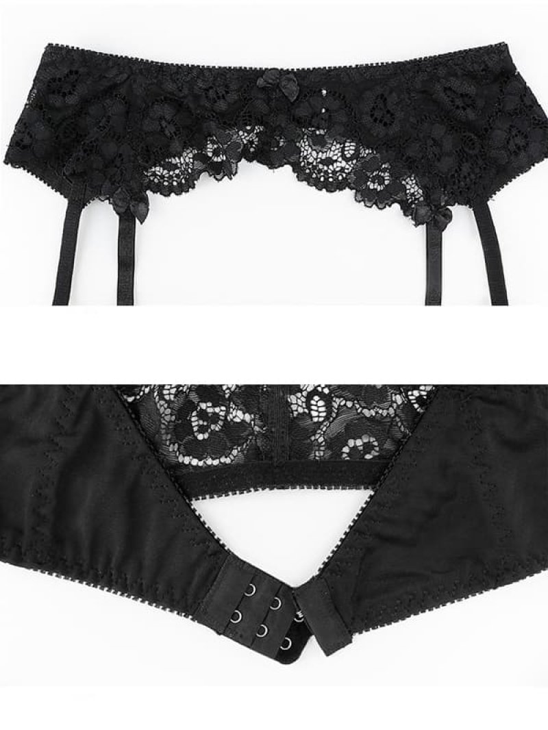 ３段ホック ガーターベルト・ベージュ3