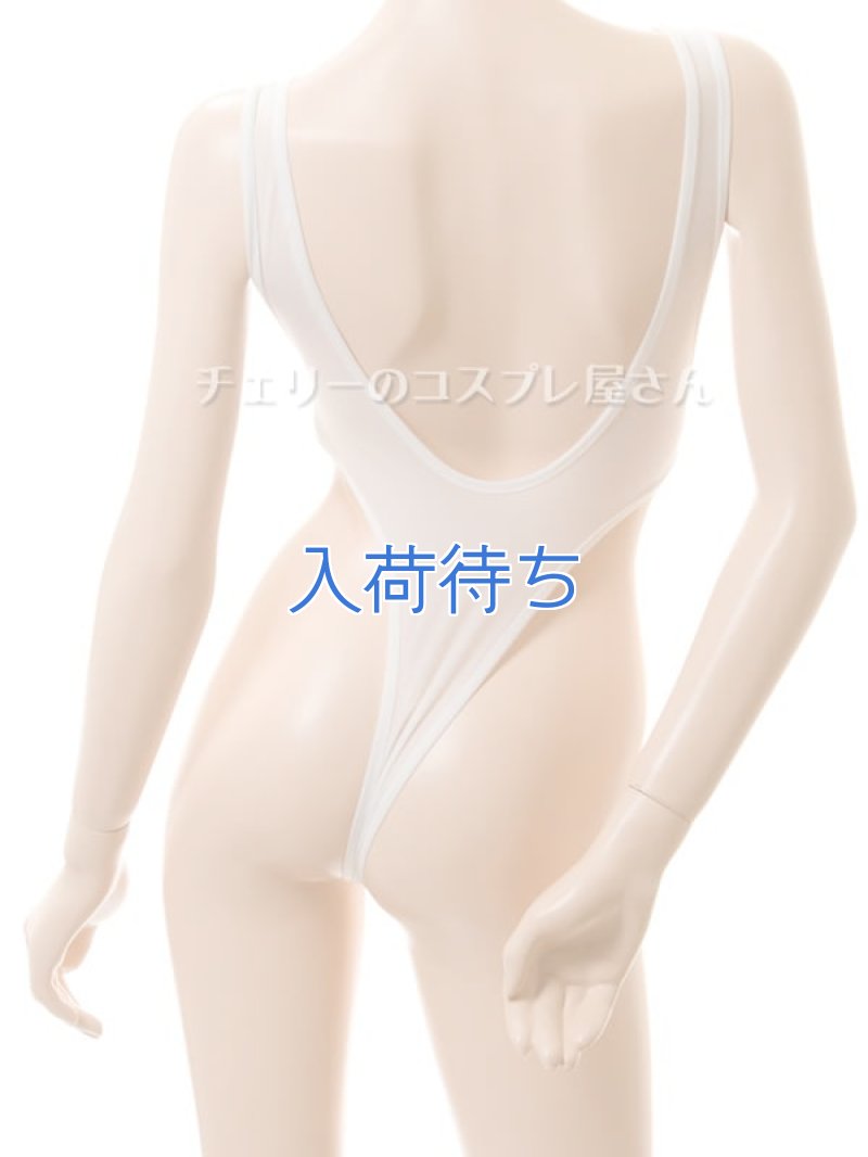 超ハイレグ レオタード・白13