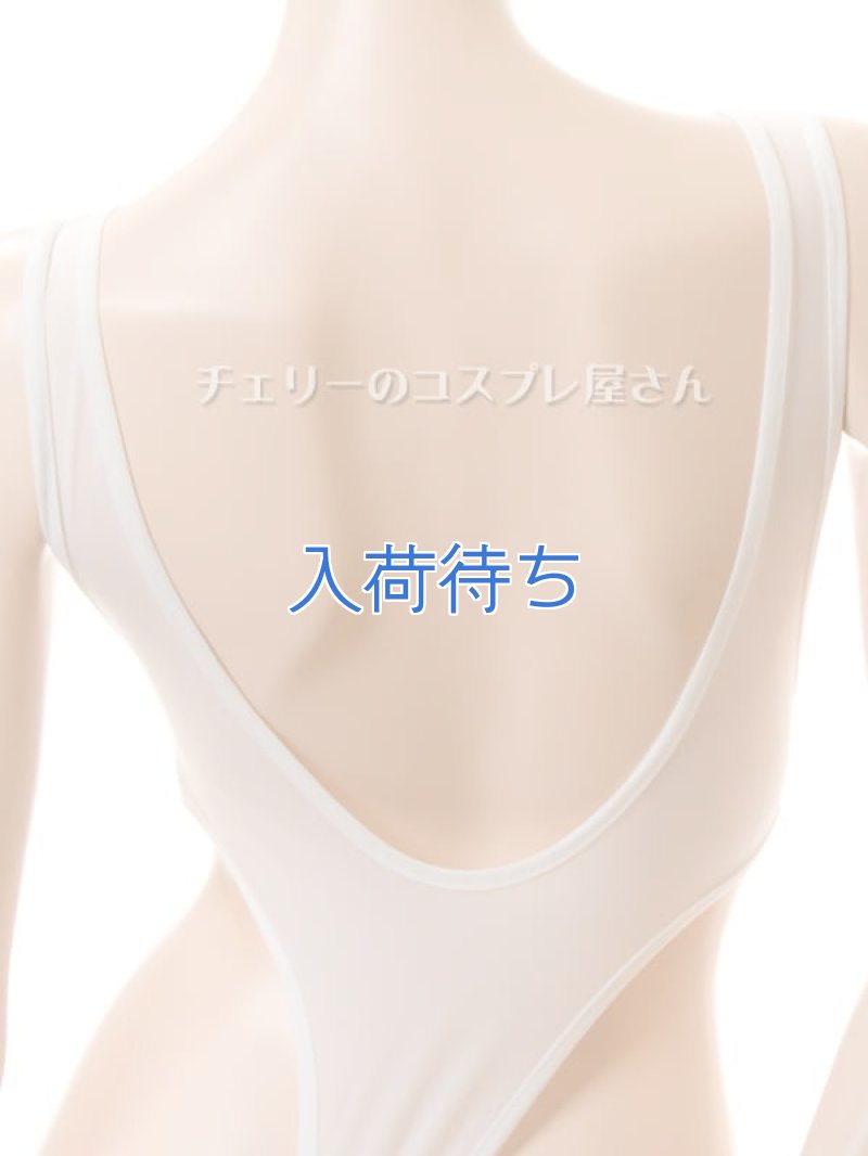 超ハイレグ レオタード・白14