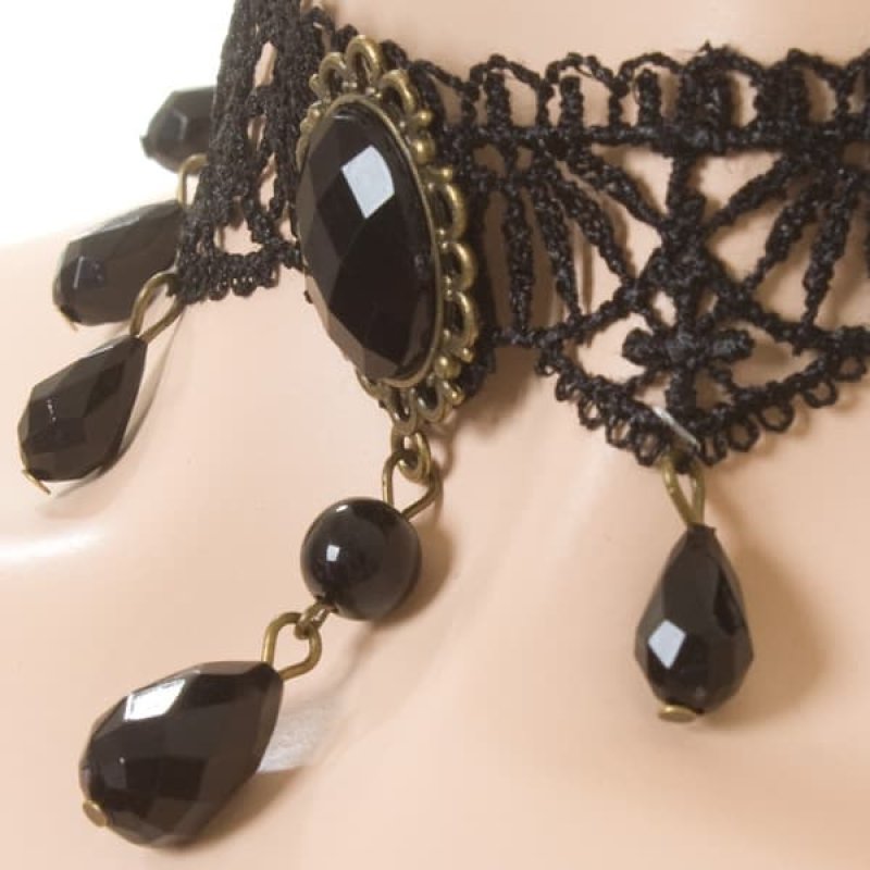 ティアドロップ レースチョーカー3