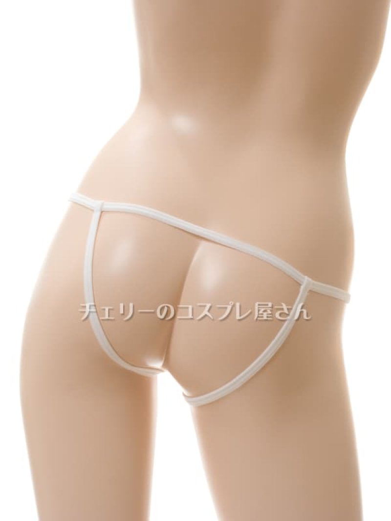 見せちゃいます!ワイヤー入 オープンバストのベビードール・白19