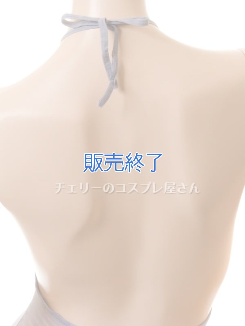 ボディフィット ストライプシースルーストレッチ バックレスドレス・グレー15