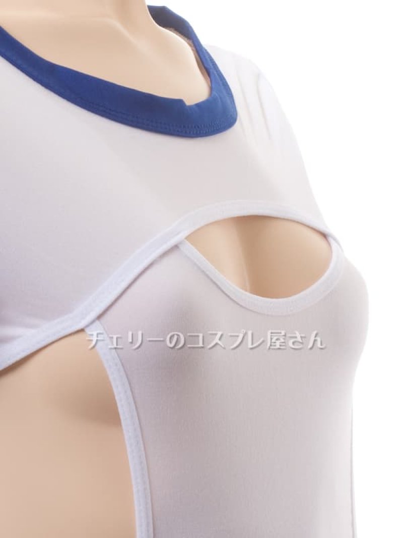 ボタンであいちゃう!オープンクロッチ ハイレグ体操服10