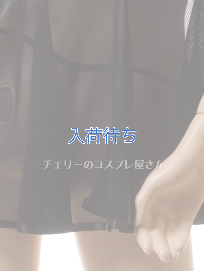 リボンのオープンバスト ベビードール・黒19