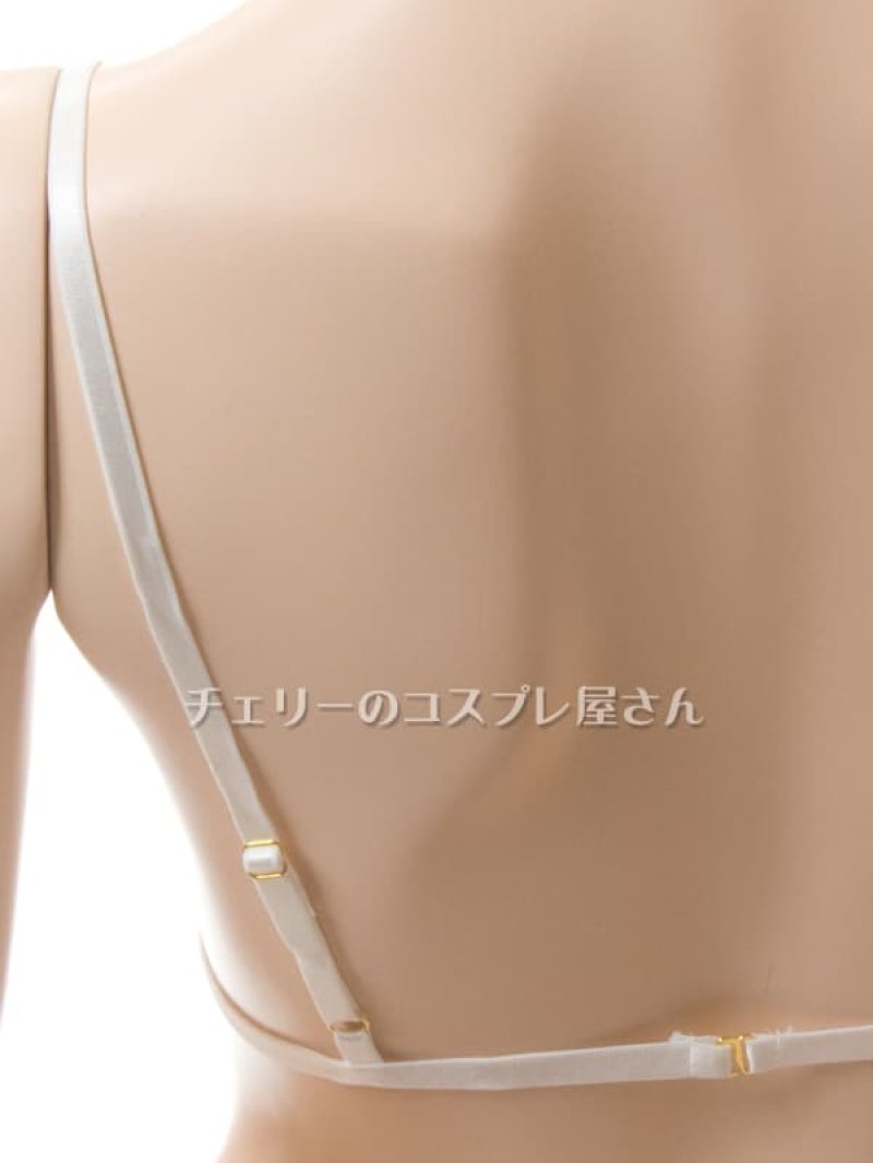 上も下も見えちゃう!総レースのオープンバスト&オープンクロッチ テディ・白14