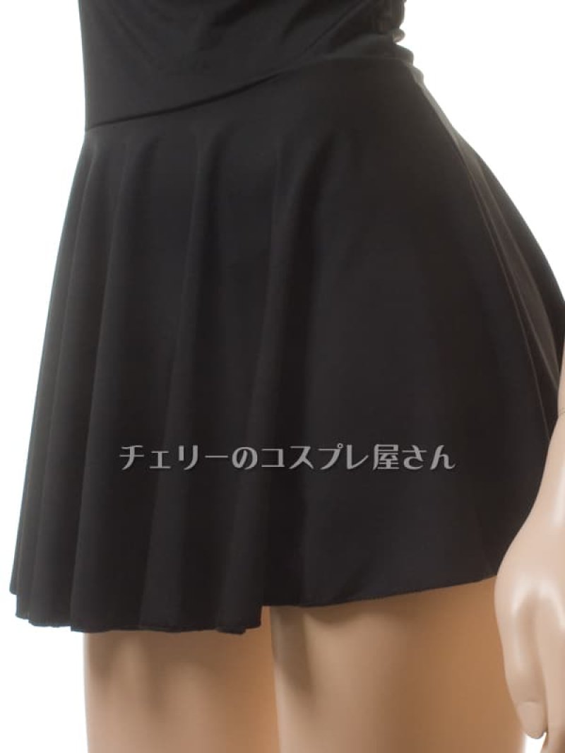 ほぼ見えちゃう！オープンバストのオフショルダーワンピース・黒9