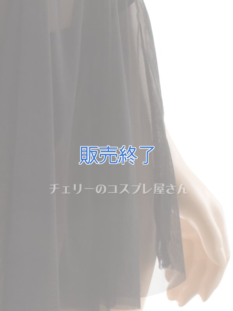 お花の可愛いフレアスカート ベビードール・黒13