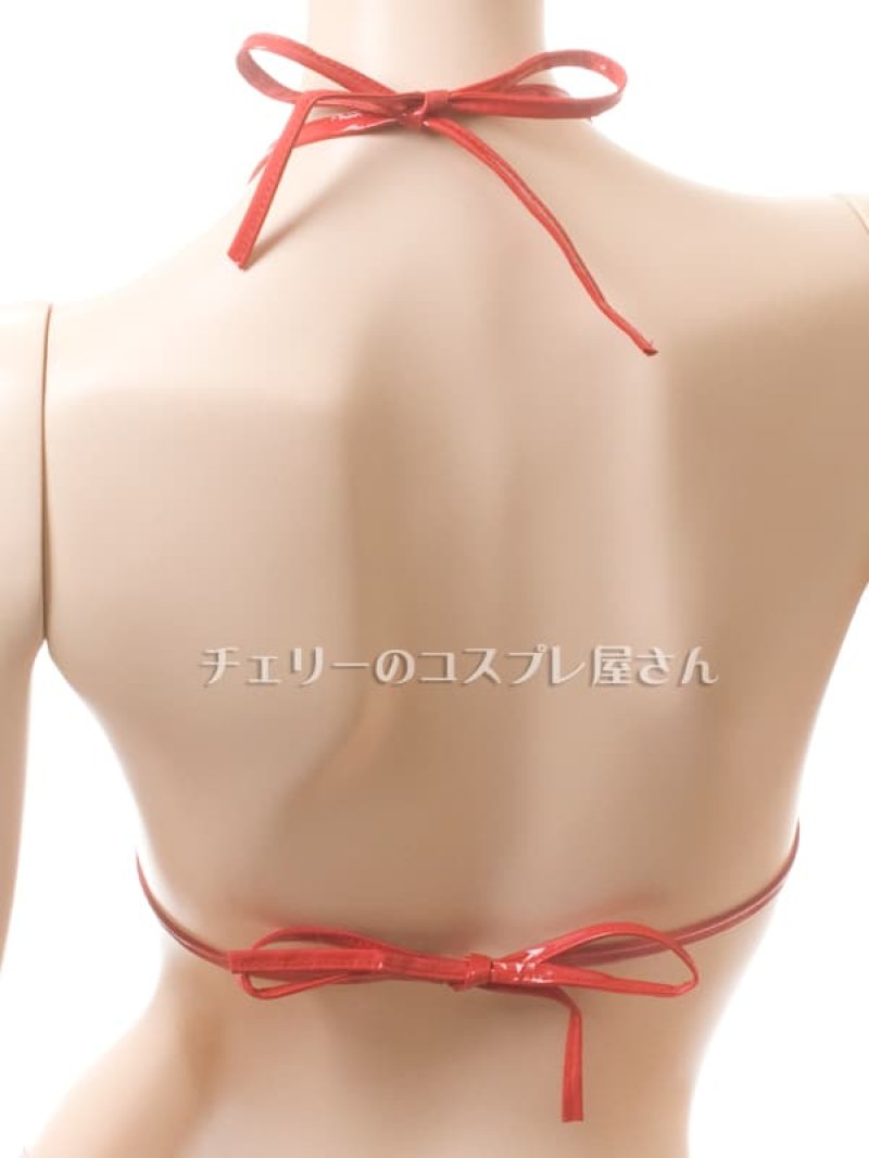 メタリック マイクロビキニ・赤13
