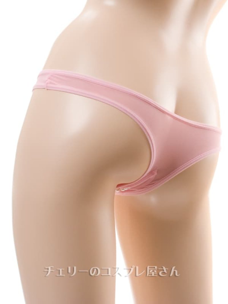 オープンパールクロッチ ハーフバックショーツ・ピンク11